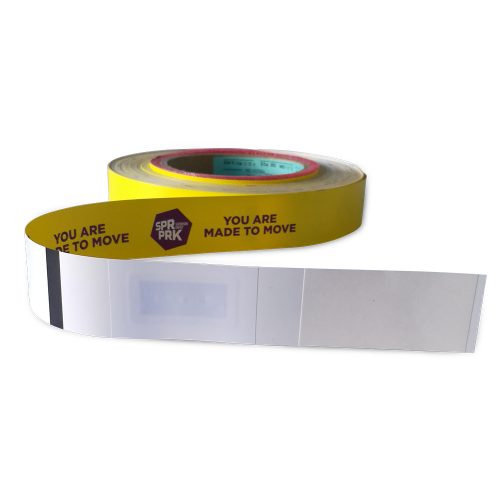 Waterproof thermal print RFID paper Wristband